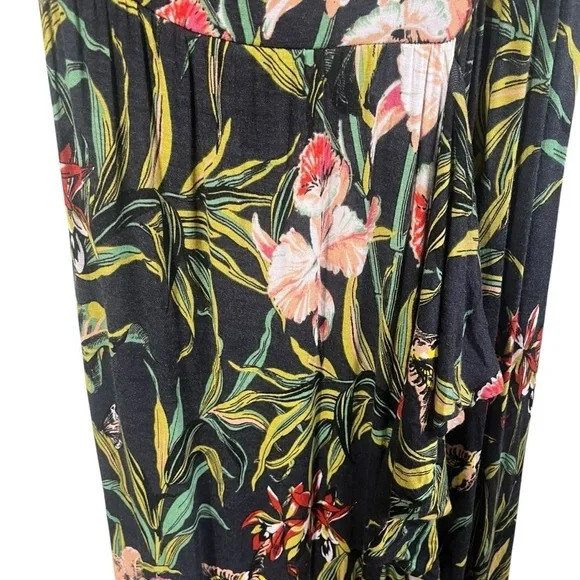 MAEVE x ANTHROPOLOGIE Gabriela Ruffled Faded Tropical Floral Maxi Dress - Picture 7 of 14